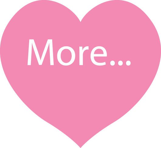 Pink heart with the word More inside it