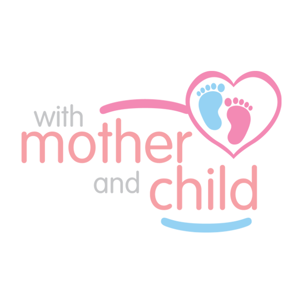 With Mother and Child logo